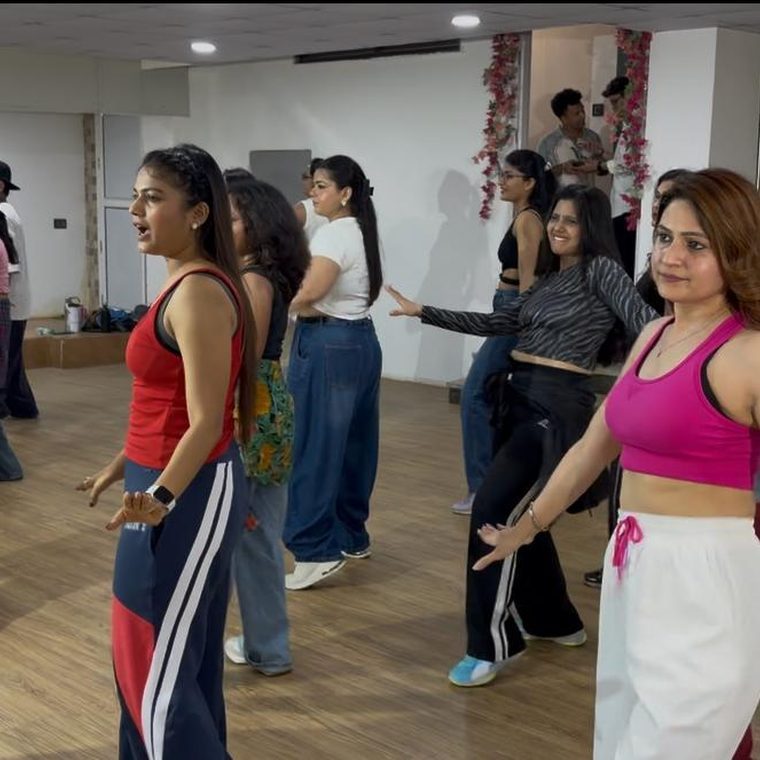 Morning batch in the studio hall